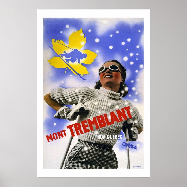 Canada Vintage Travel Poster (Front)