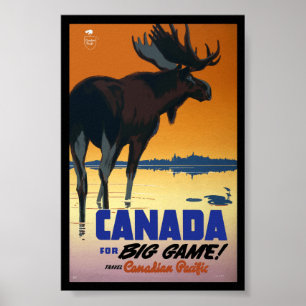 Canada Vintage Travel Poster