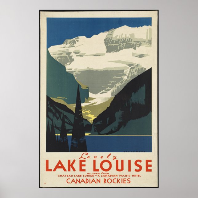 Canada Vintage Travel Poster Ad Retro Prints (Front)