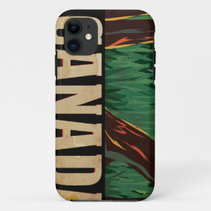 Canada Vintage Travel Poster iPhone 11 Case