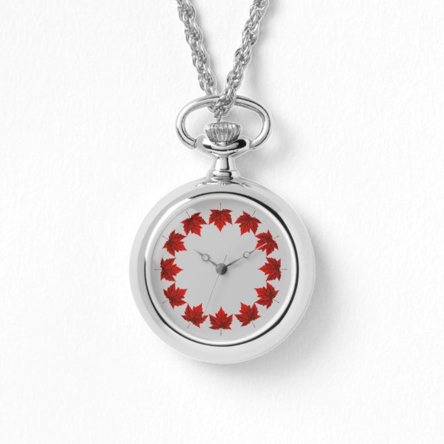 Canada Watch Canada Maple Leaf Souvenir Wristwatch (Front)