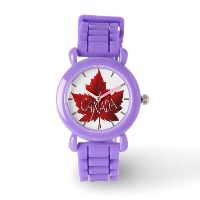 Canada Watch Canada Maple Leaf Souvenir Wristwatch (Front)