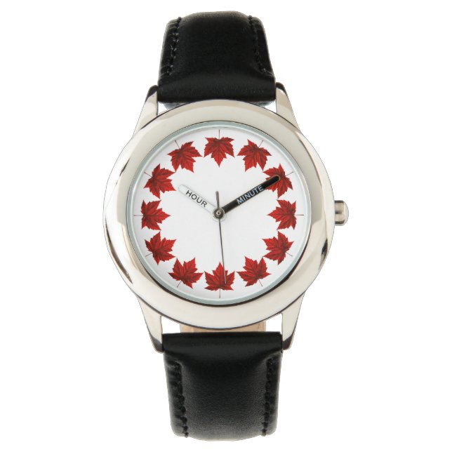 Canada Watch Canada Maple Leaf Souvenir Wristwatch (Front)