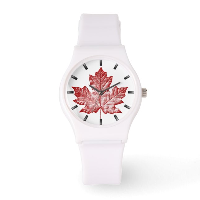 Canada Watch Cool Canada Souvenir Wrist Watch (Front)