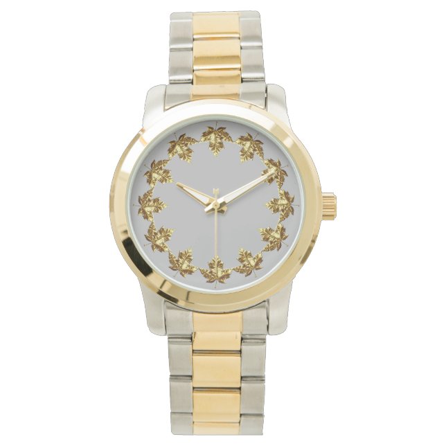 Canada Watch Gold Canada Souvenir Wrist Watch (Front)