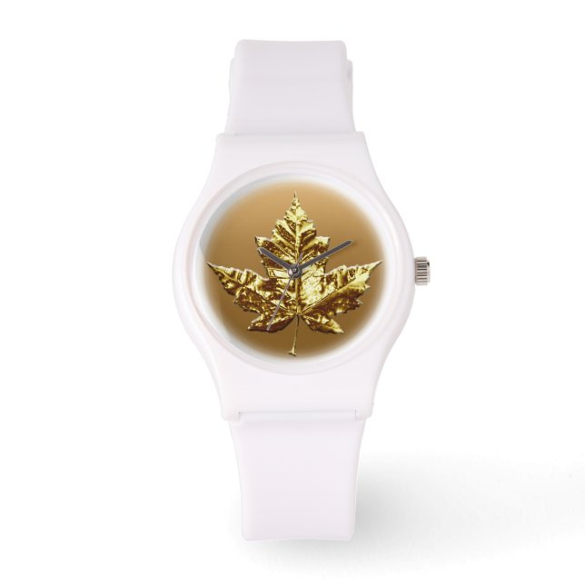 Canada Watch Gold Canada Souvenir Wrist Watches (Front)