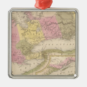 Canada West 2 Metal Ornament