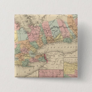 Canada West Upper 2 Inch Square Button
