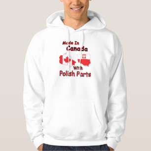 Canada With Polish Parts Hoodie