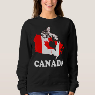 Canada Women Men Kids Red Maple Leaf Flag Canada D Sweatshirt