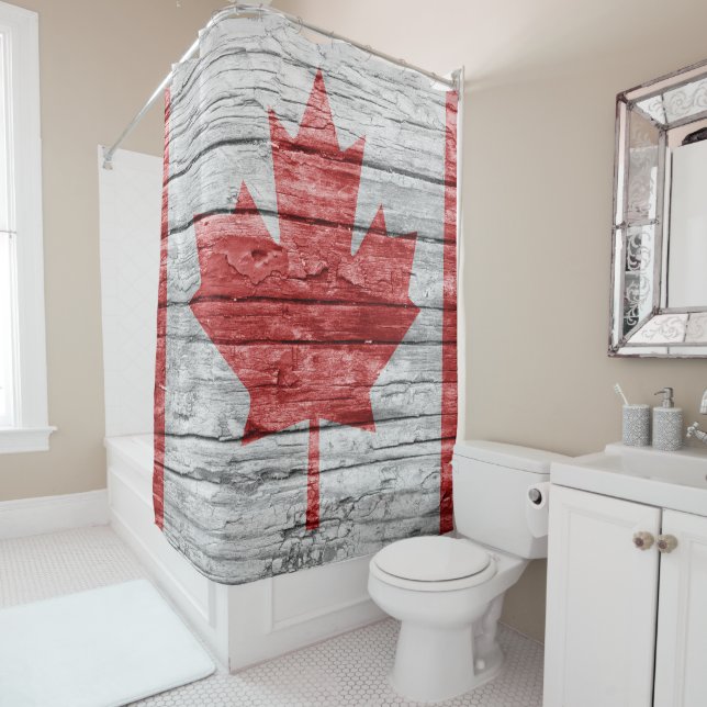 Canada wooden flag (In Situ)