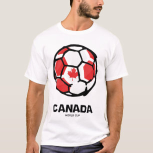 Canada World Cup Soccer Graphic – Hand-Drawn - T-Shirt