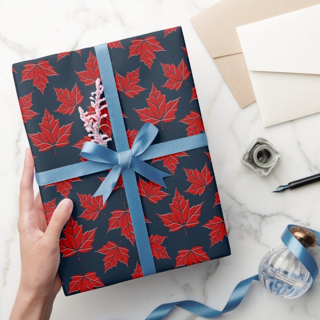 Canada Wrapping Paper Canada Maple Leaf Paper (Gifting)