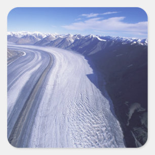 Canada, Yukon Territory, Kluane National Park. Square Sticker