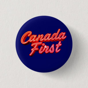 CANADAFIRST 1 INCH ROUND BUTTON