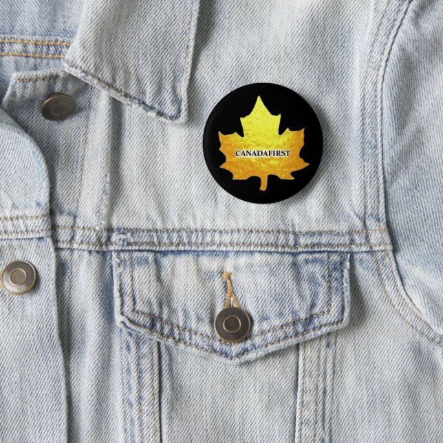 canadafirst 2 inch round button (In Situ)