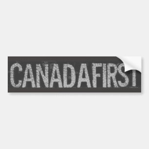 CANADAFIRST BUMPER STICKER