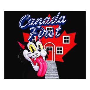 CANADAFIRST CATS PHOTO PRINT