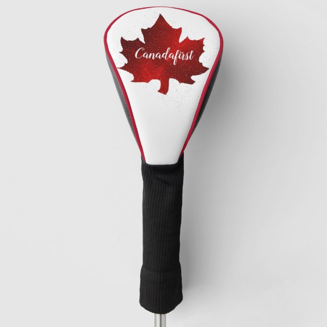 Canadafirst GOLF Driver Head Cover (Front)