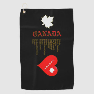 canadafirst provinces & territories golf towel