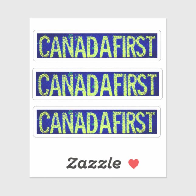 CANADAFIRST STICKERS (Sheet)
