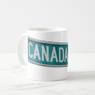 CANADAFIRST STREET SIGN COFFEE MUG
