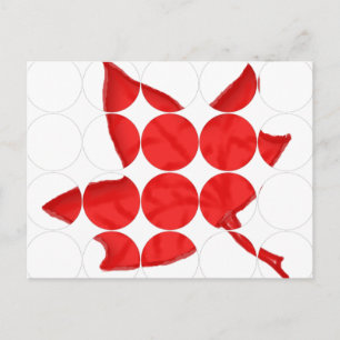 Canadaian Leaf Postcard