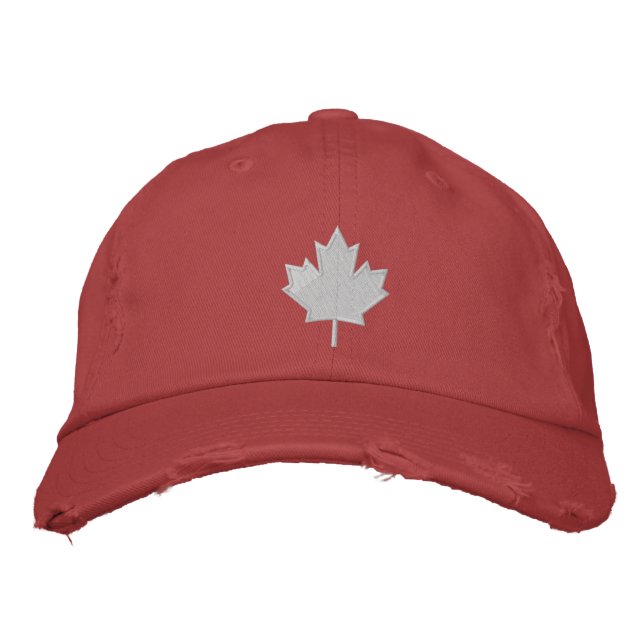 Canada's Leaf Embroidered Hat (Front)