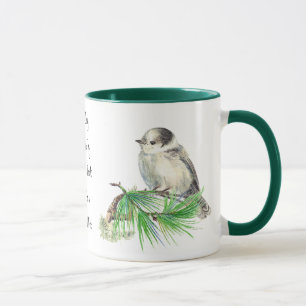 Canada's National Bird Grey Grey Jay, Whiskey Jack Mug