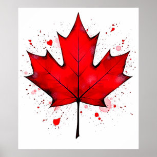 Canada's Soul Leaf Poster