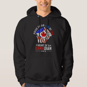 Canadian American America Pride Foreign Country Ca Hoodie