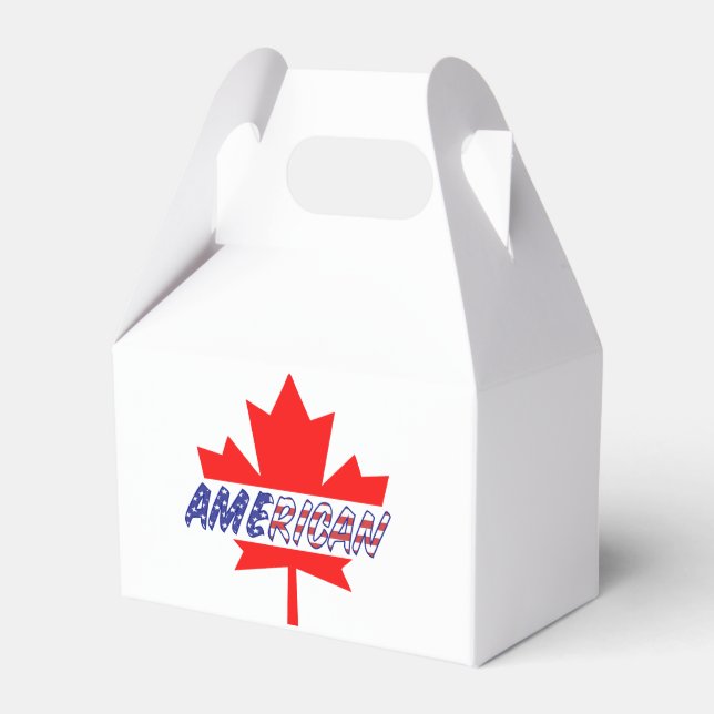 Canadian American Pride Favor Box (Front Side)