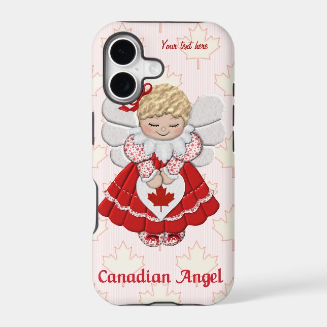 Canadian Angel and Maple Leaf  - Customize (Back)