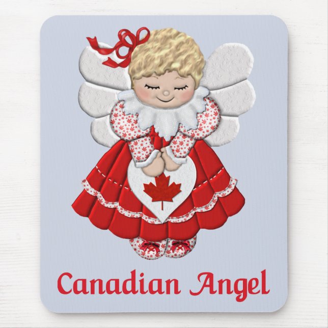 Canadian Angel Mouse Pad (Front)