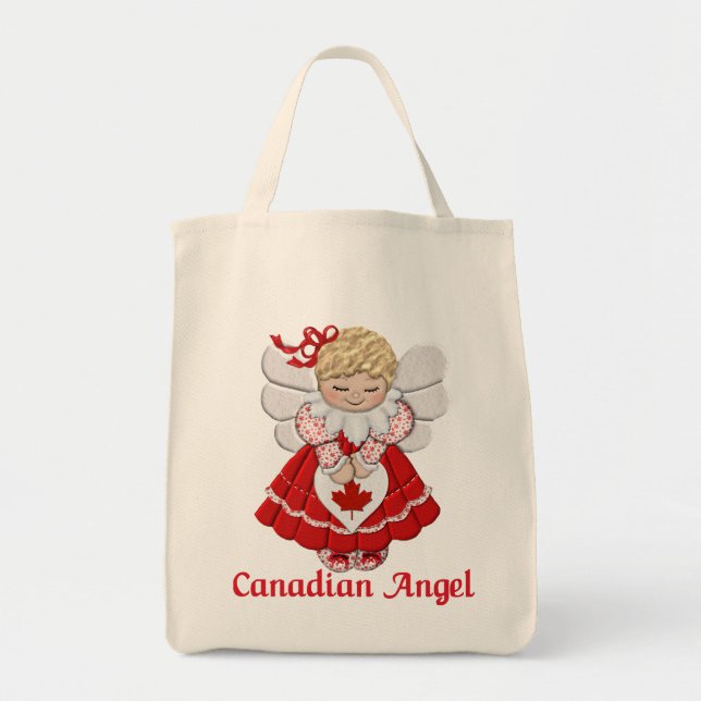 Canadian Angel Tote Bag (Front)