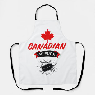 Canadian as Puck Apron