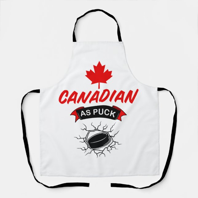 Canadian as Puck Apron (Front)