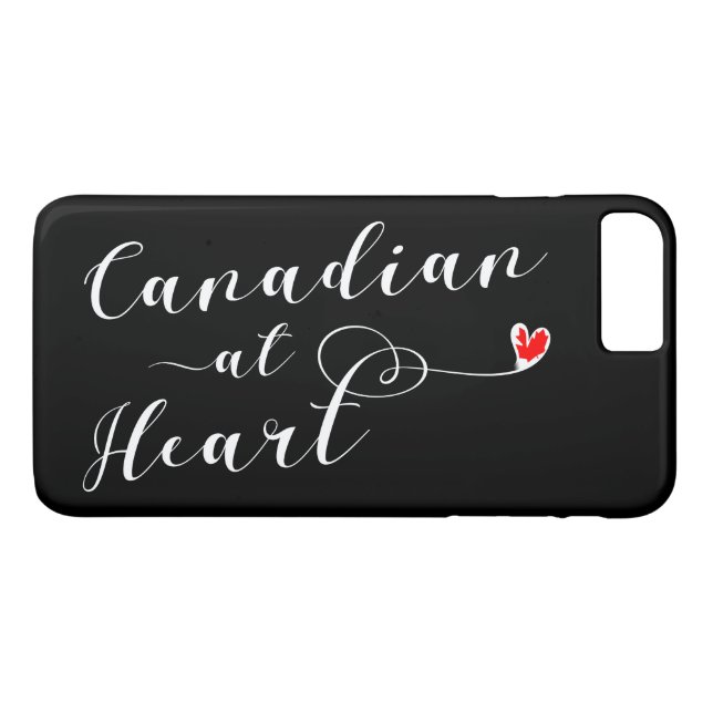 Canadian At Heart Mobile Phone Case (Back (Horizontal))