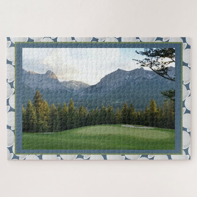 Canadian Autumn Golf Course & Ball Jigsaw Puzzle (Horizontal)