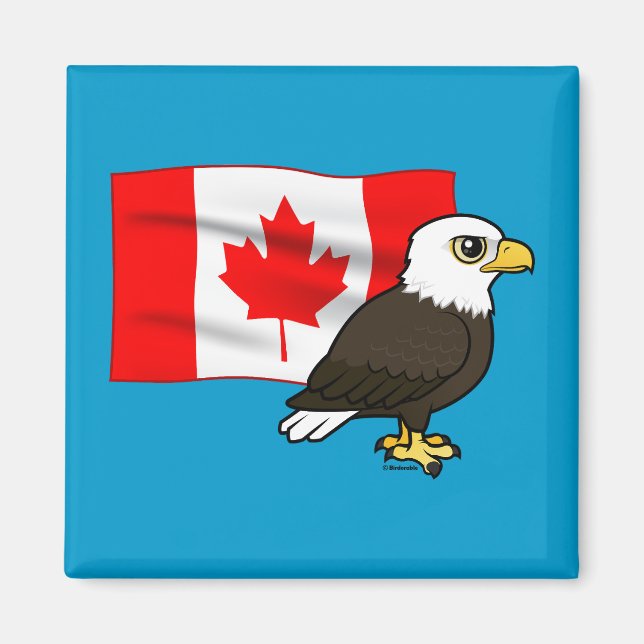 Canadian Bald Eagle Magnet (Front)