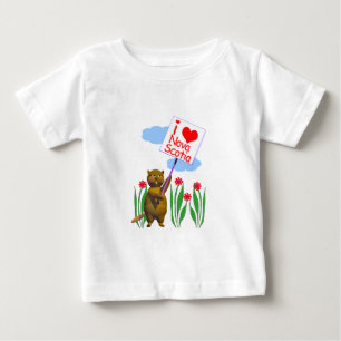 Canadian Beaver Loves Nova Scotia Baby T-Shirt