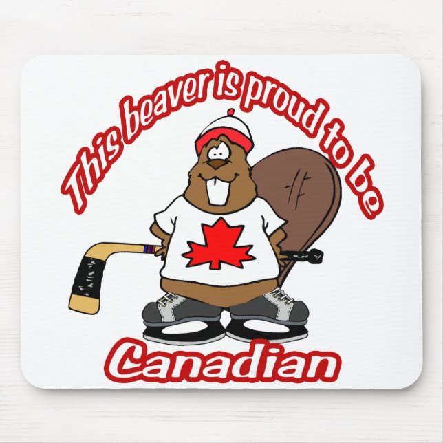 Canadian Beaver Mousepad (Front)