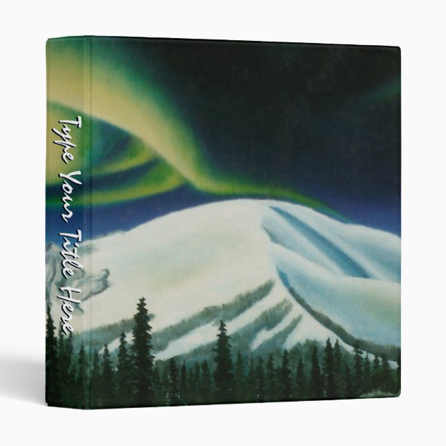 Canadian Binder Custom Canada Souvenir Photo Album (Front/Spine)