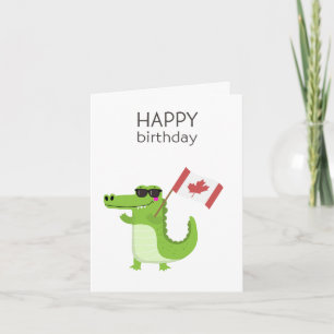 Canadian Birthday Card – Happy Birthday