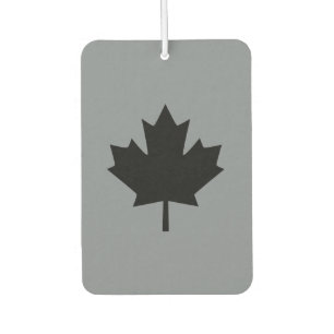 Canadian Black Maple Leaf Decor Air Freshener