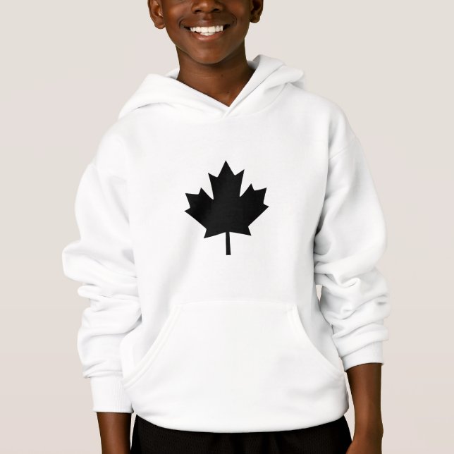 Canadian Black Maple Leaf Design (Front)