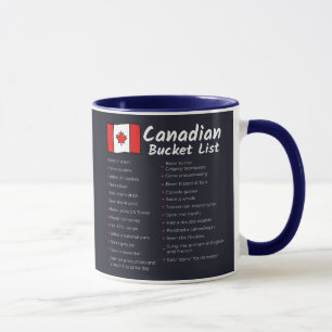 Canadian Bucket List Mug