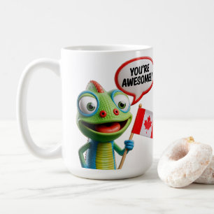 Canadian Chameleon You're Awesome Coffee Mug