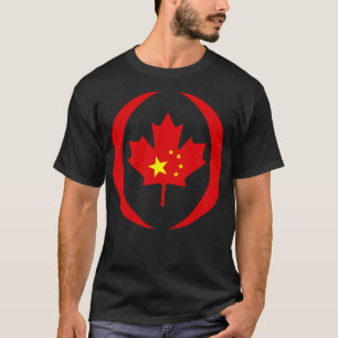 Canadian Chinese Multinational Patriot Flag T-Shirt