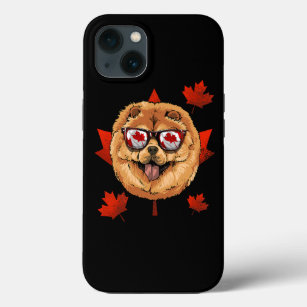 Canadian Chow Chow Maple Tree Leaf Canada Flag Pet iPhone 13 Case